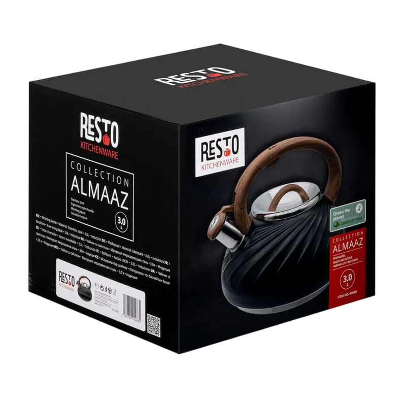 Чайник RESTO ALMAAZ Almaaz Черный