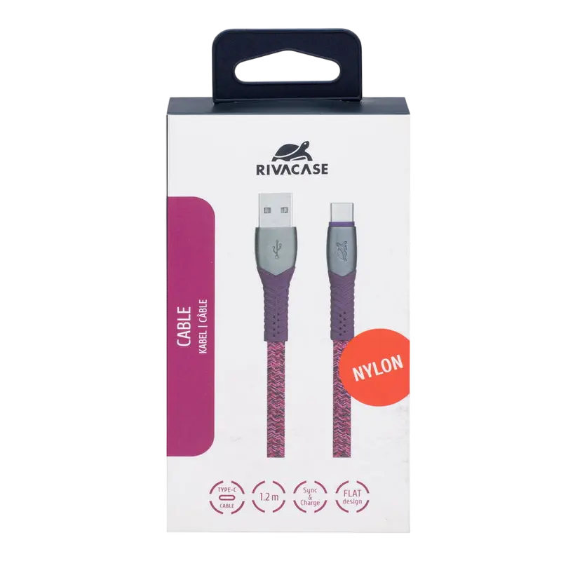 Кабель для зарядки и синхронизации Rivacase PS6102 RD12 Красный