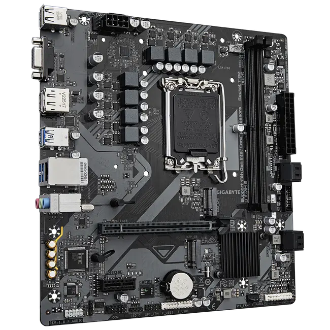 Материнская плата Gigabyte B760M E LGA1700 Micro-ATX