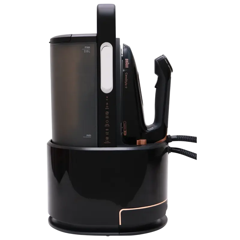 Утюг с парогенератором Braun IS9090BK Чёрный