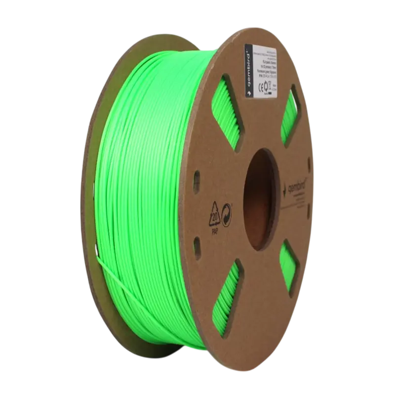 Нить для 3D-принтера Gembird 3DP-PLA1.75-01-FG Зеленый