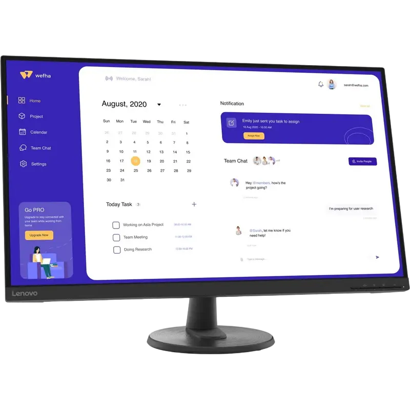 Монитор Lenovo D32u-40 Чёрный