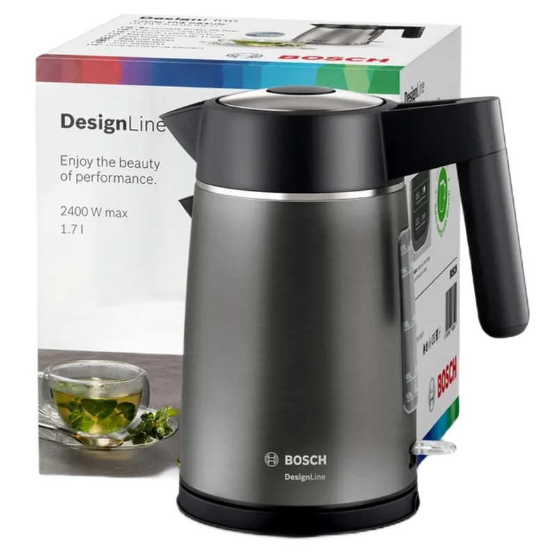 Электрочайник Bosch TWK5P475 Classic grey crystal