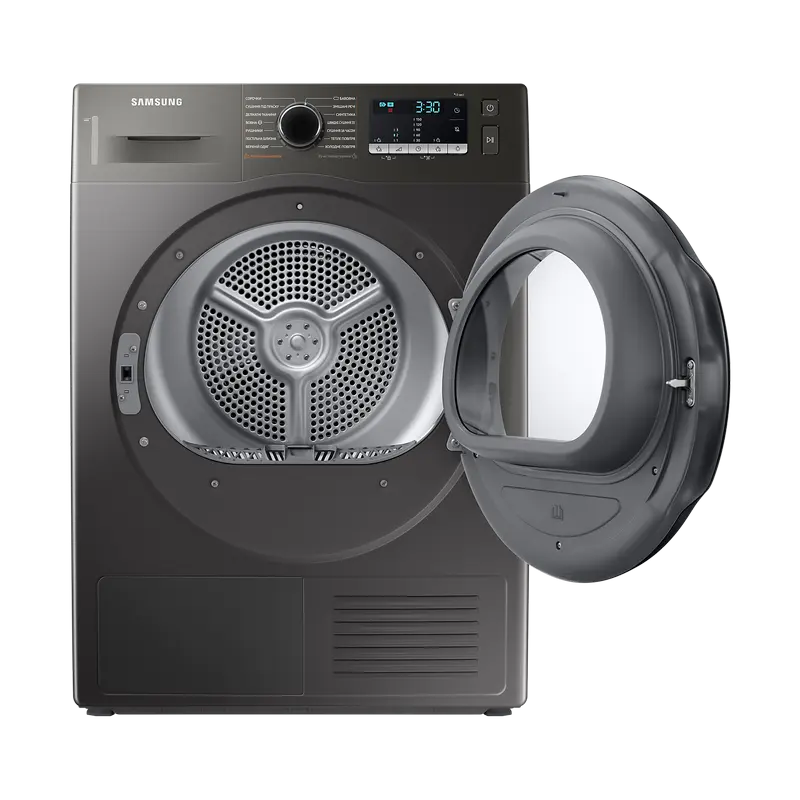 Сушильная машина Samsung DV90TA040AX/UA Нержавеющая сталь