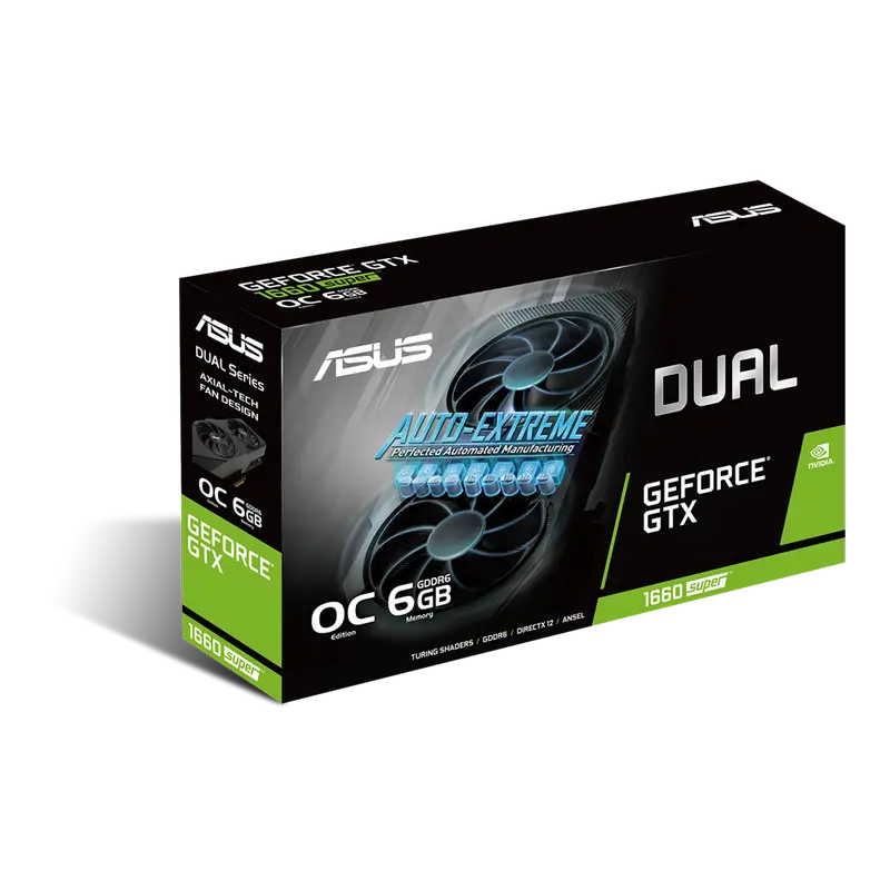 Видеокарта ASUS Dual GeForce GTX 1660 SUPER EVO OC