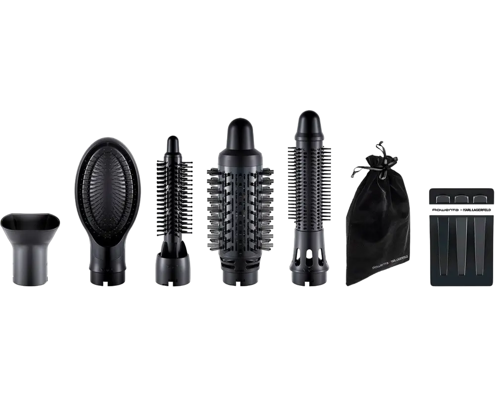 Фен-щётка Rowenta Karl Lagerfeld Express Style Чёрный