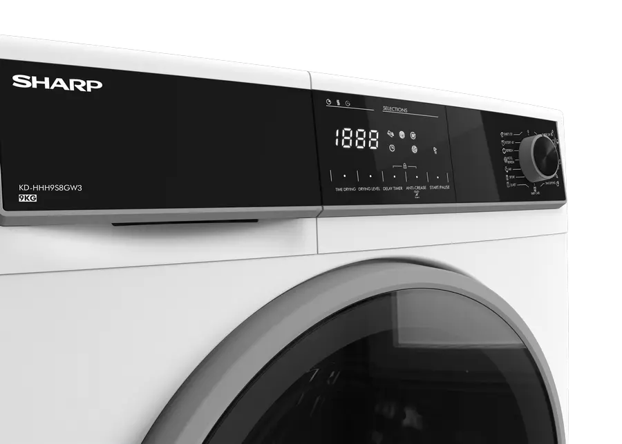 Сушильная машина Sharp KDHHH9S8GW3EE Белый