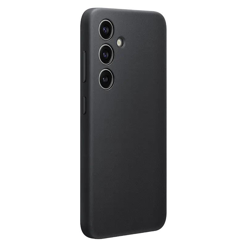 Чехол Samsung Galaxy S24 Vegan Leather Case Vegan Leather Чёрный