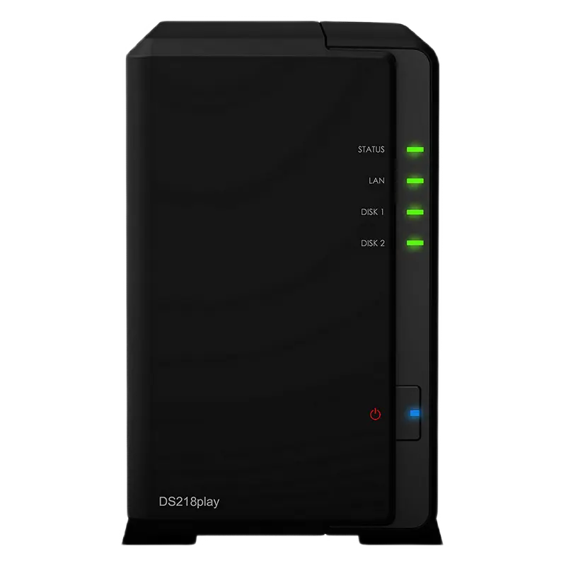 Сетевое хранилище SYNOLOGY DS218play Черный