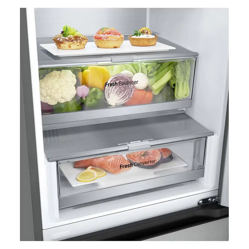 Холодильник LG GBV7280BMB Серебристый