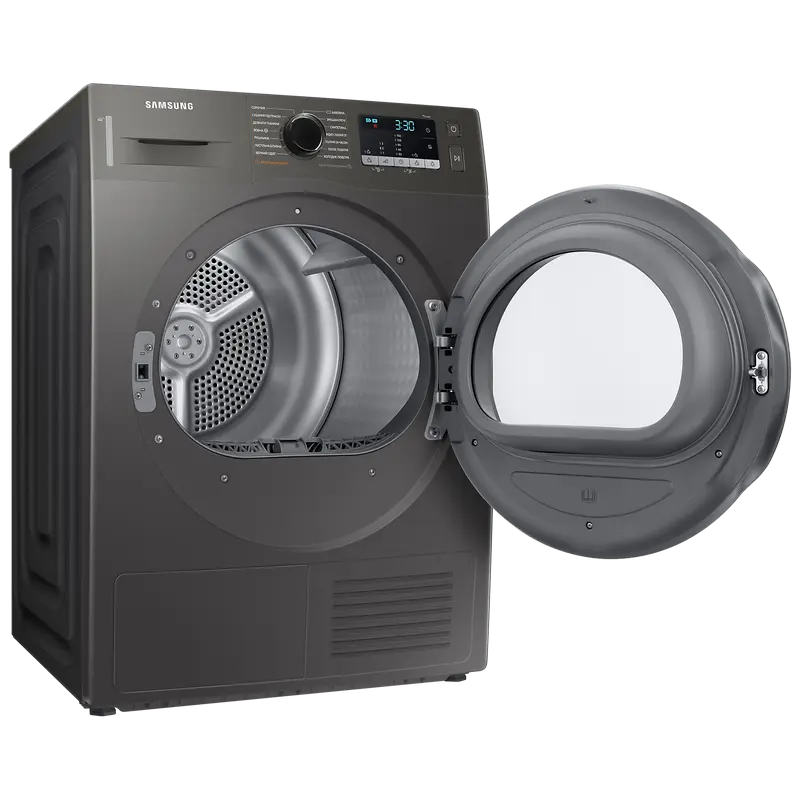 Сушильная машина Samsung DV90TA040AX/UA Нержавеющая сталь