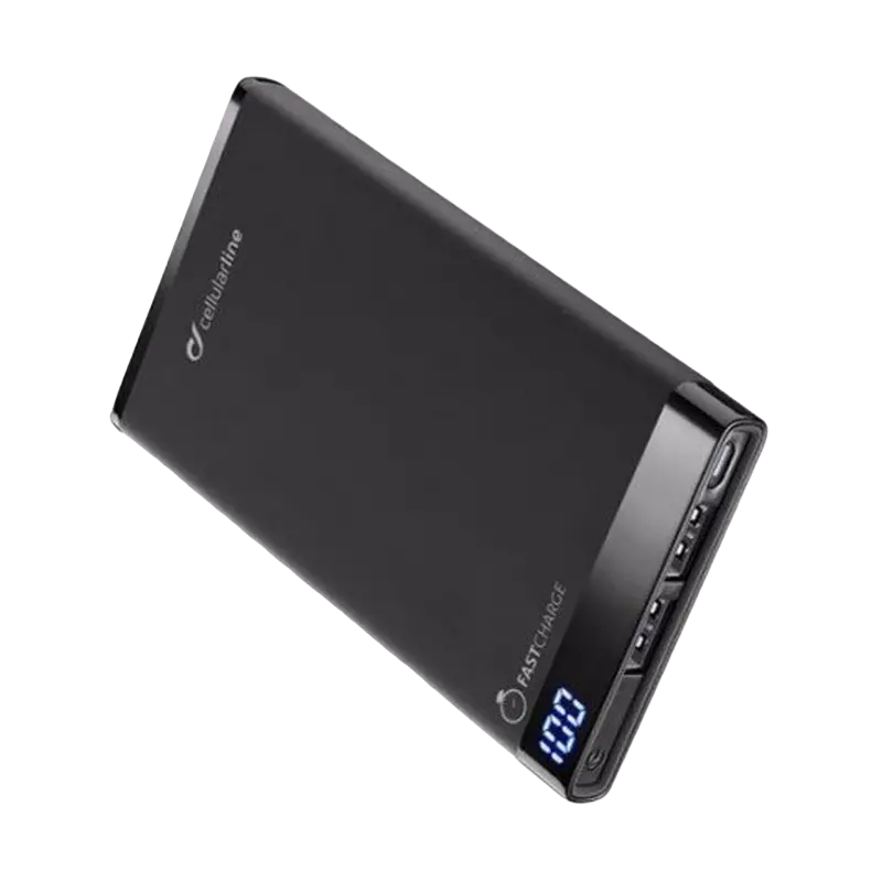 Портативное зарядное устройство Cellularline FreePower Slim Черный