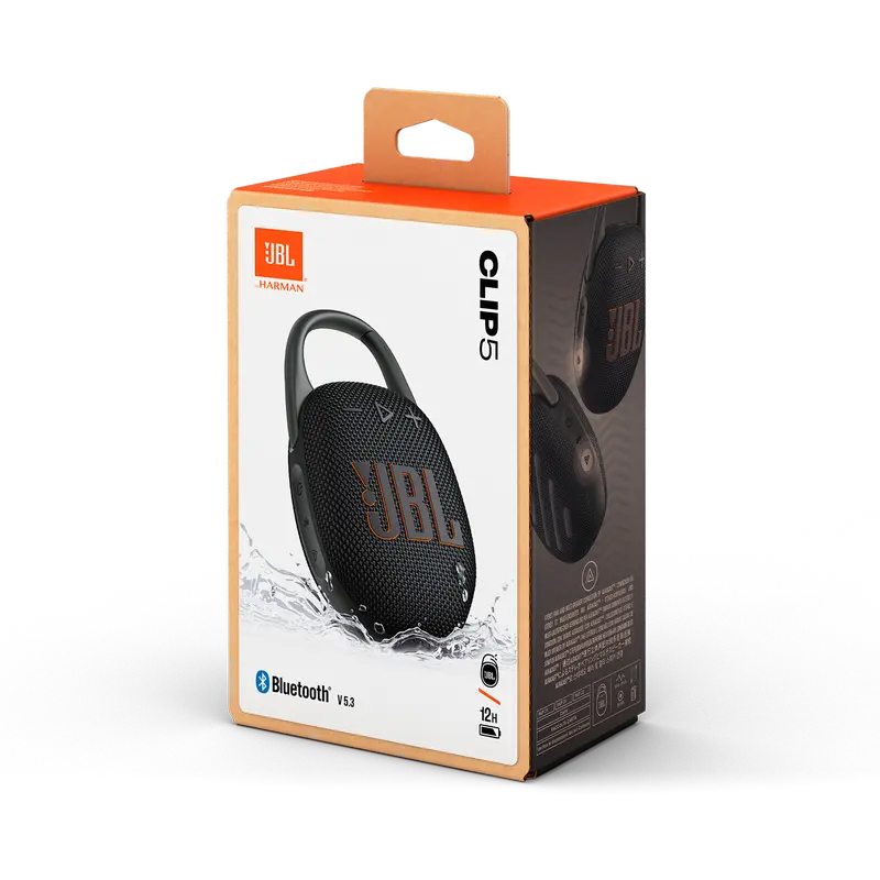 Портативная колонка JBL Clip 5 Чёрный