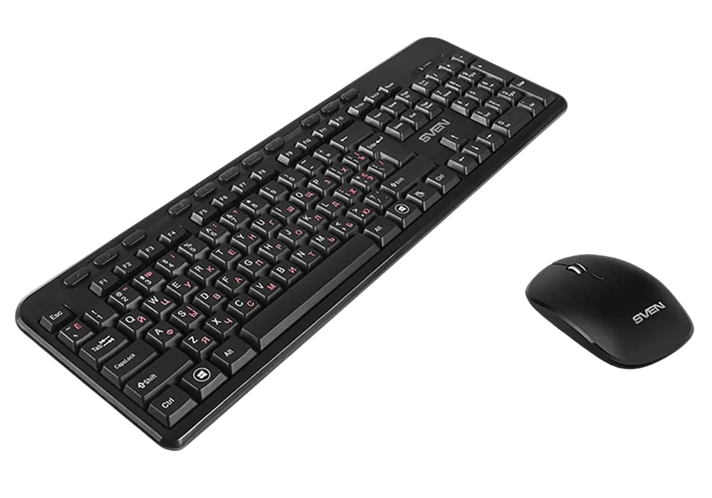 Клавиатура и мышь SVEN KB-C3200W Мембрана Черный
