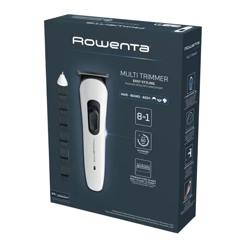 Мужской Триммер Rowenta TN8934E0, Белый