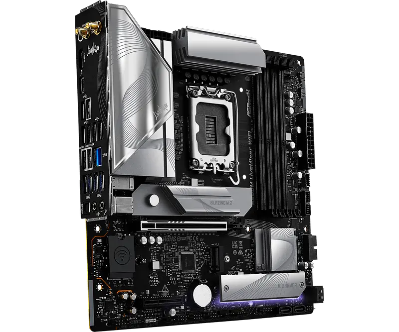 Placă de bază ASRock B860M LIVEMIXER WIFI LGA1851 Micro-ATX
