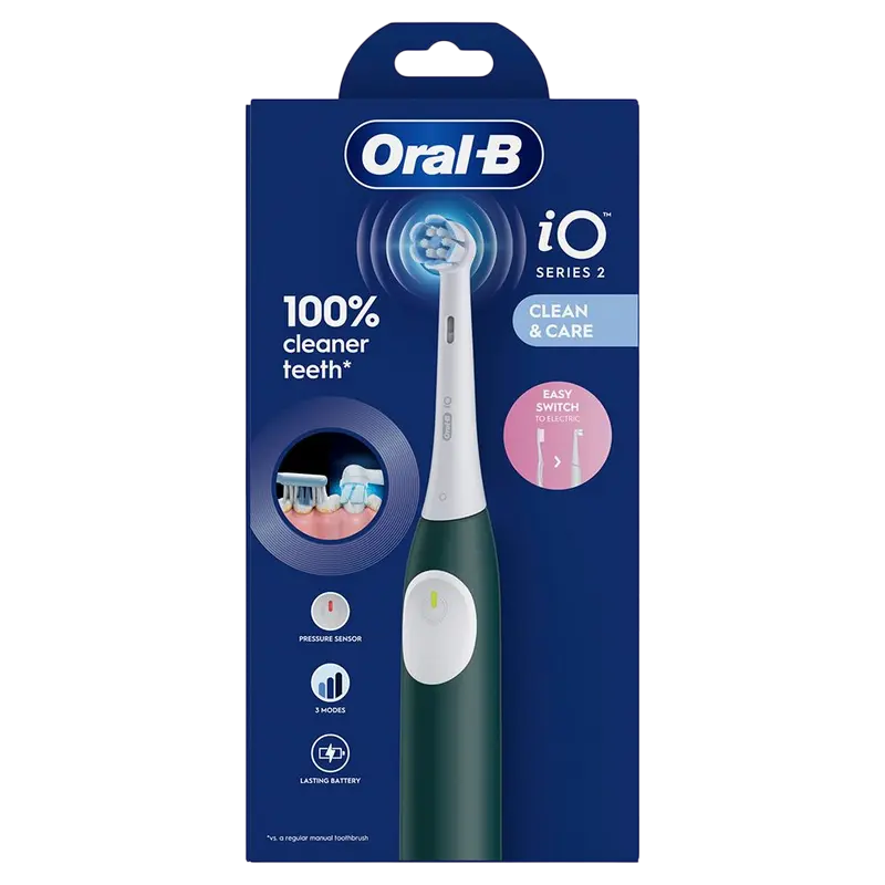 Periuță de dinți electrică Pentru adulți Braun Oral-B iO2 Forest Green