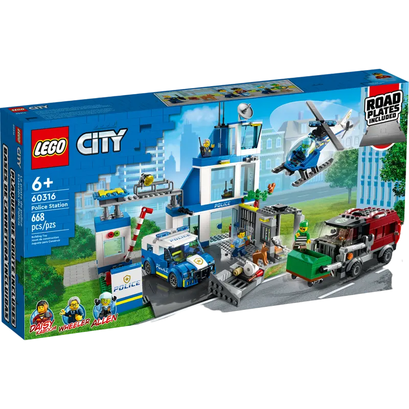 Конструктор LEGO Police Station Разноцветный