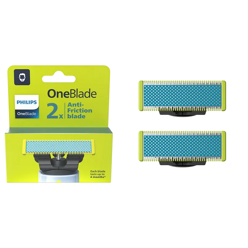 Сменное лезвие для электробритвы Philips OneBlade Черный | Синий