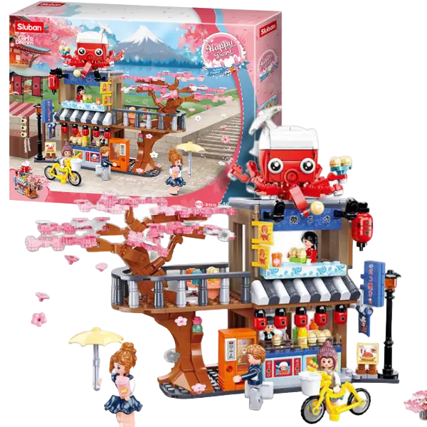 Конструктор Sluban Girls Dream - Tako Yaki Main Store Разноцветный