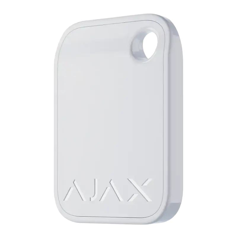 Защищенный бесконтактный брелок Ajax Tag Белый