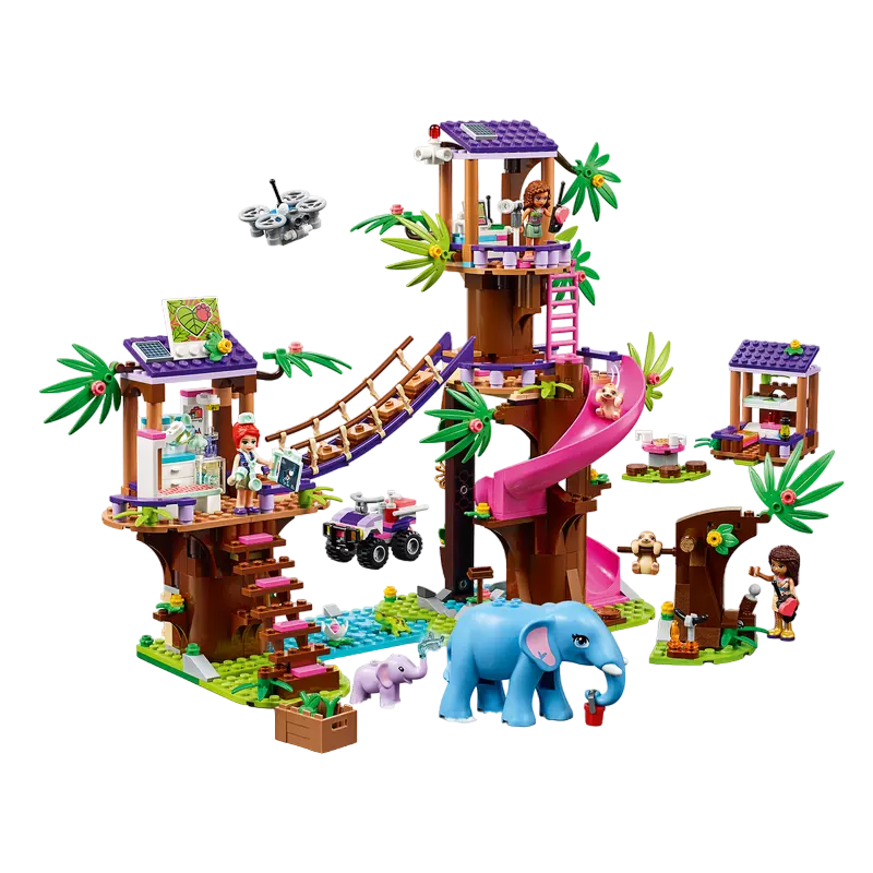Конструктор LEGO Jungle Rescue Base Разноцветный