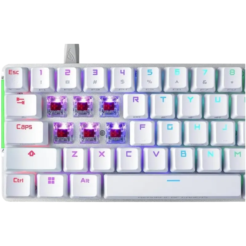 Tastatură ASUS ROG Falchion Ace Mecanic Alb