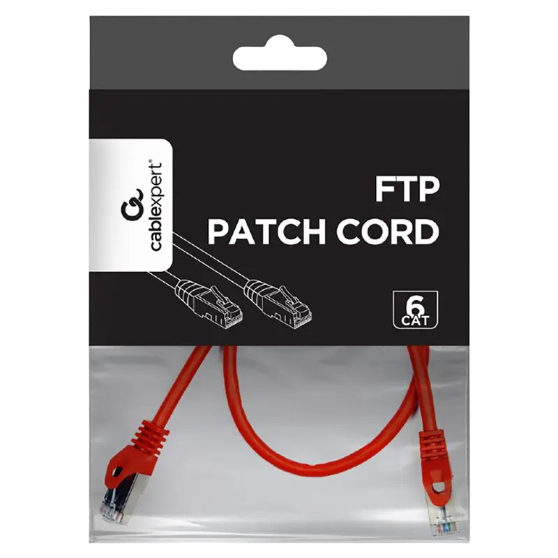Патч-корд Cablexpert PP6-5M/R Красный