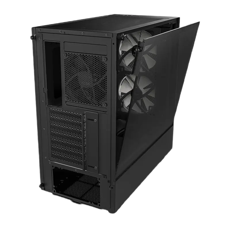 Carcasă PC NZXT H5 Flow RGB Midi-Tower Negru