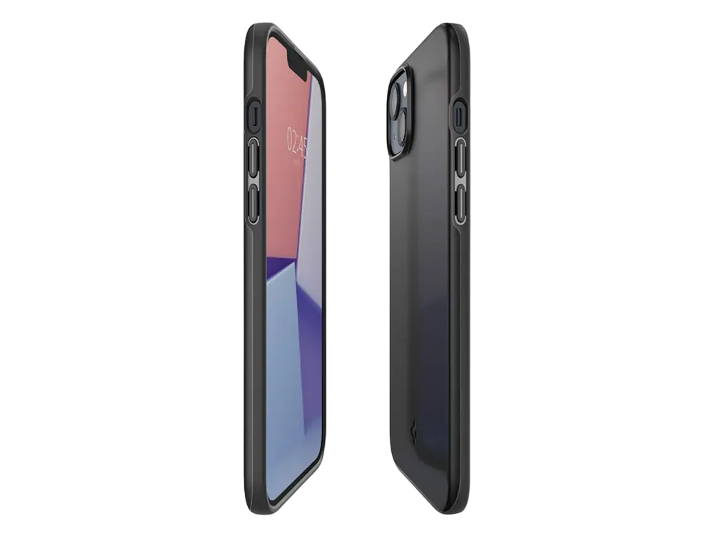Чехол Spigen Apple iPhone 14 Plus Thin Fit Чёрный