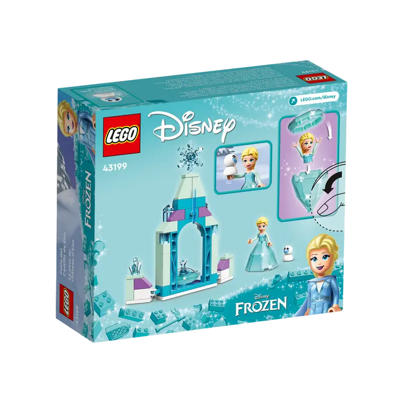Конструктор LEGO Elsa's Castle Courtyard Синий