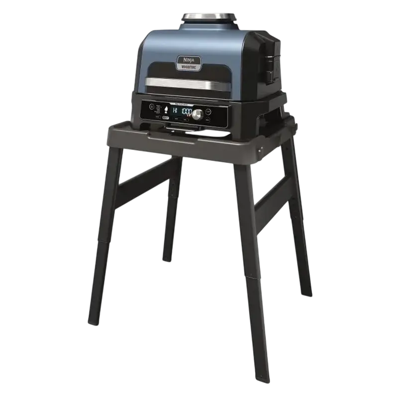 Электрический Гриль Ninja Woodfire Pro Connect XL Синий | Чёрный