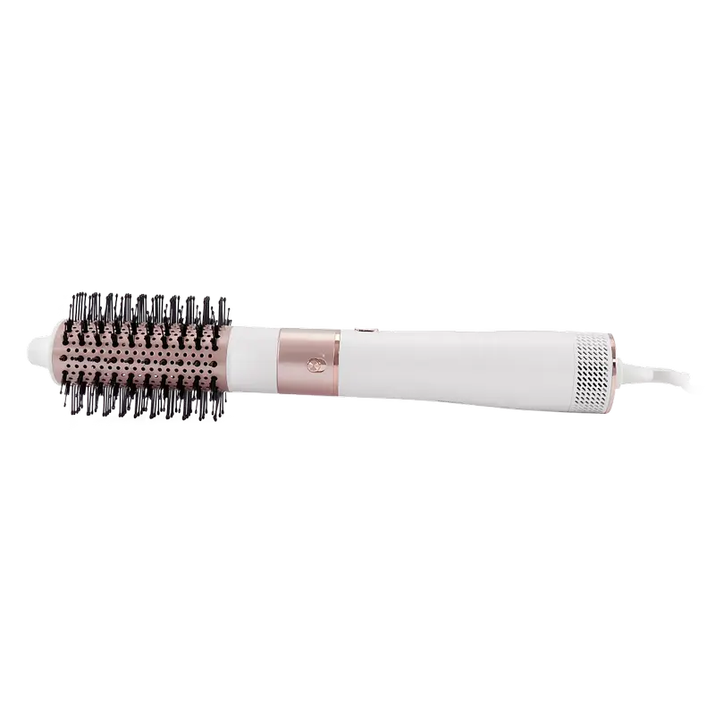 Фен-щётка Polaris Infra Fusion Белый | Розовый