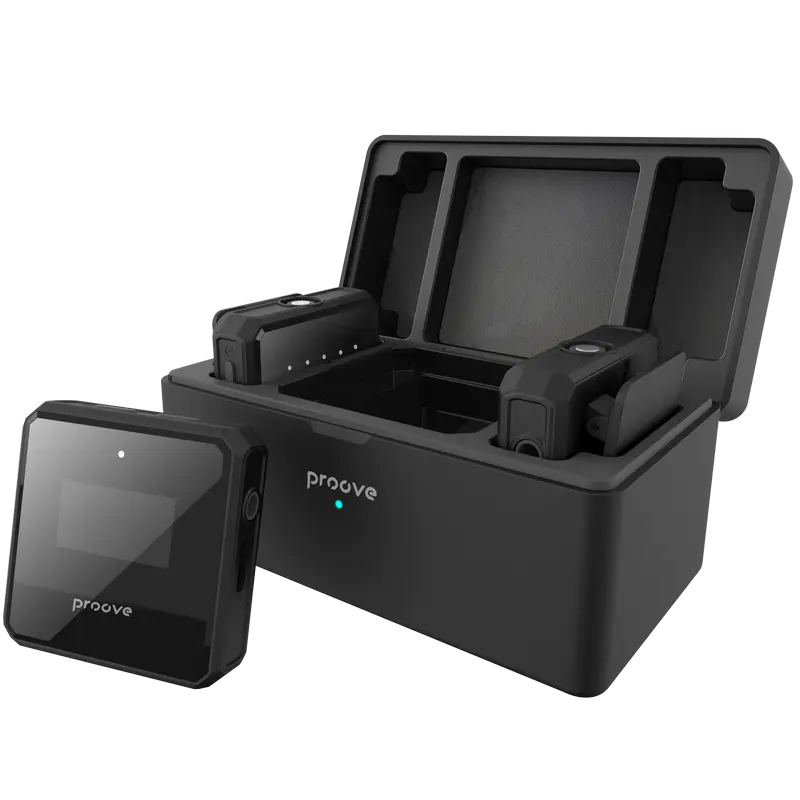 Портативный записывающий микрофон Proove Forum Беспроводной Черный