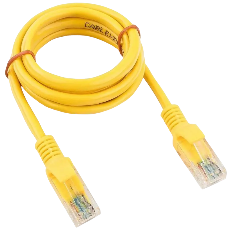 Patch cord Cablexpert PP12-1M/Y Galben
