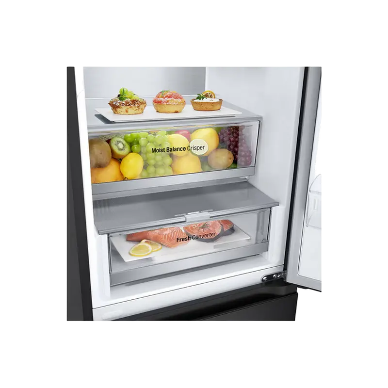 Холодильник LG GBV5150DEP Чёрный