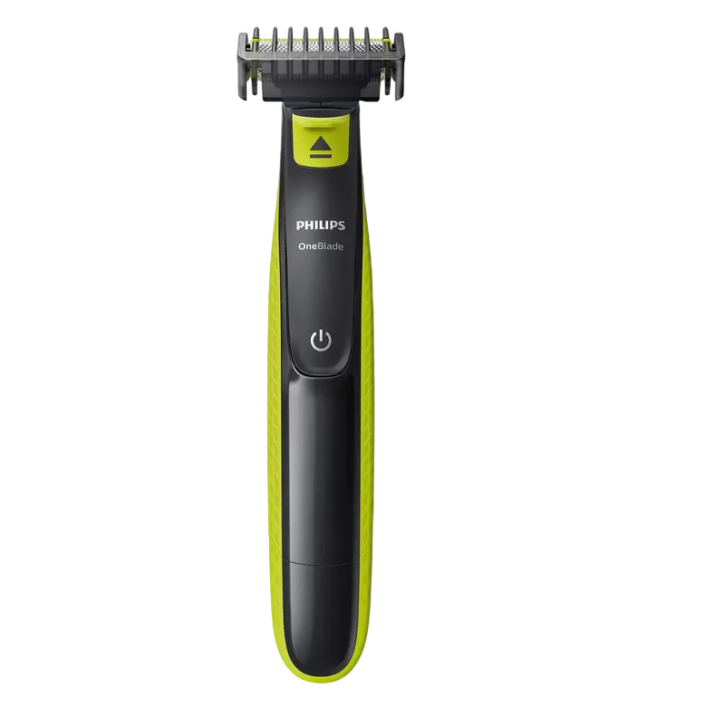 Мужской Триммер Philips OneBlade Черный | Зелёный