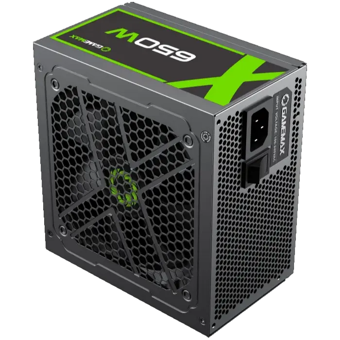 Tip Блок питания для компьютеров Gamemax GX-650 ATX Черный