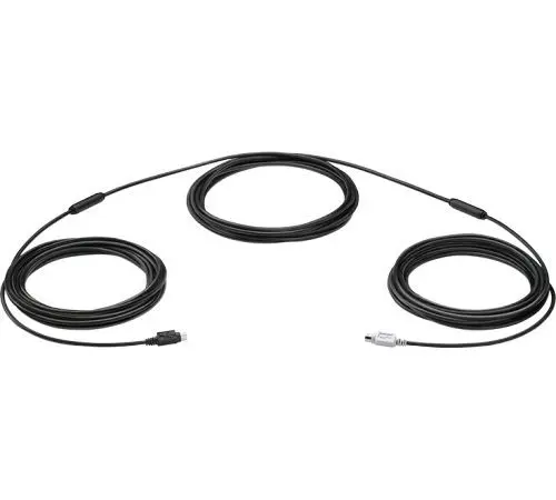 Аксессуары для веб-камер Logitech Group Extended Cable Черный