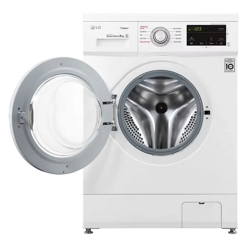 Mașină de spălat LG F4J3TS4WE Alb