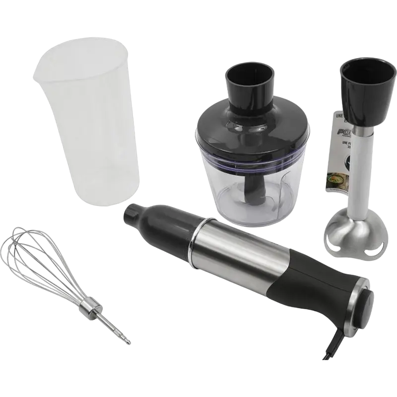 Погружной блендер Tefal Quickchef HB656838 Черный | Нержавеющая сталь