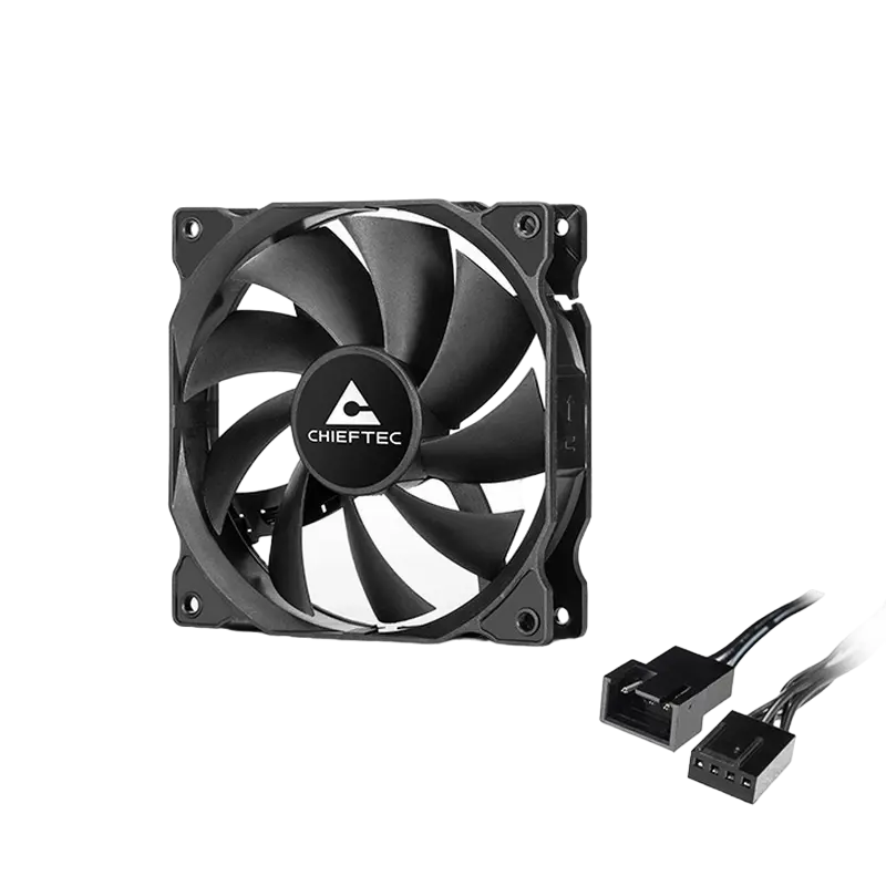 Вентилятор для ПК Chieftec ZF-1225PWM 120 мм Черный