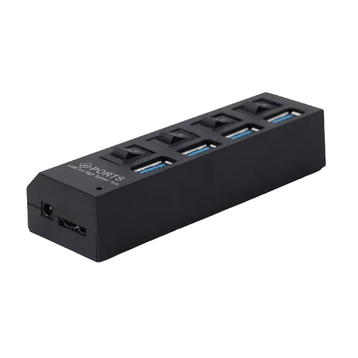 Adaptor Hub Gembird UHB-U3P4-22 Negru