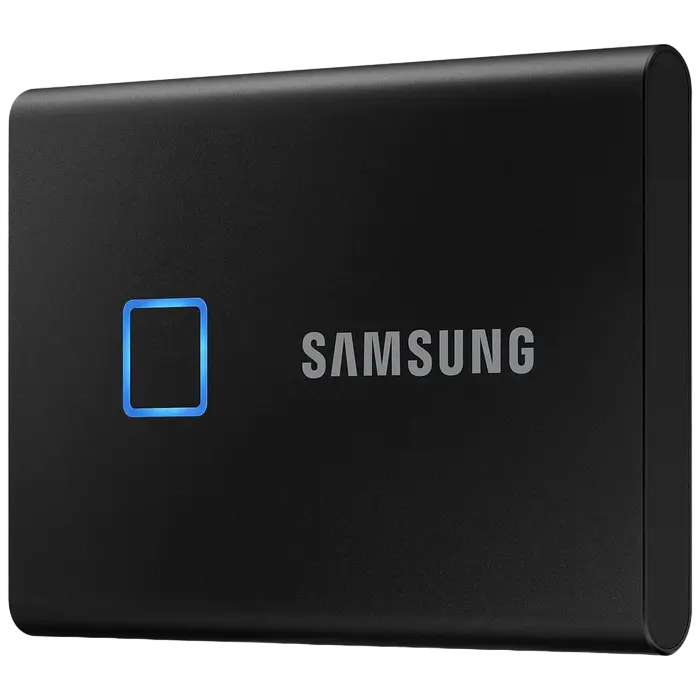 SSD portabil extern Samsung T7 Touch 1 TB Negru