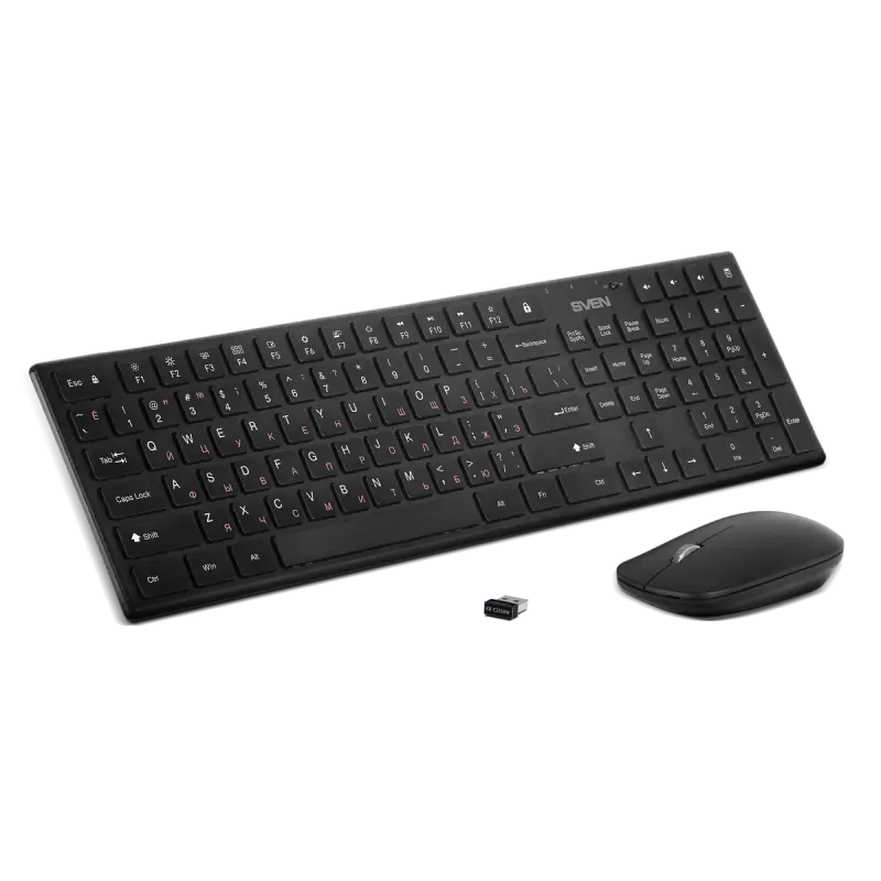 Клавиатура и мышь SVEN KB-C2550W Черный
