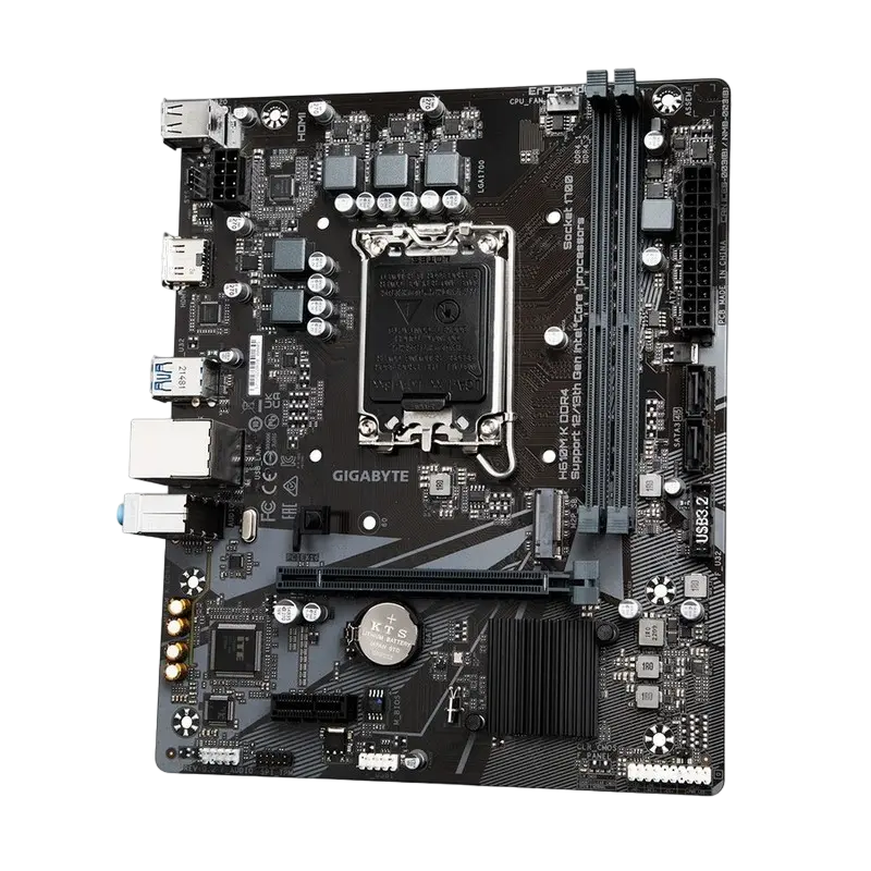 Материнская плата Gigabyte H610M K DDR4 LGA1700 Micro-ATX