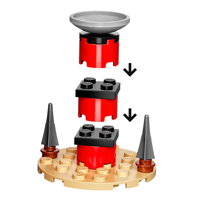 Конструктор LEGO Kai's Spinjitzu Ninja Training Красный