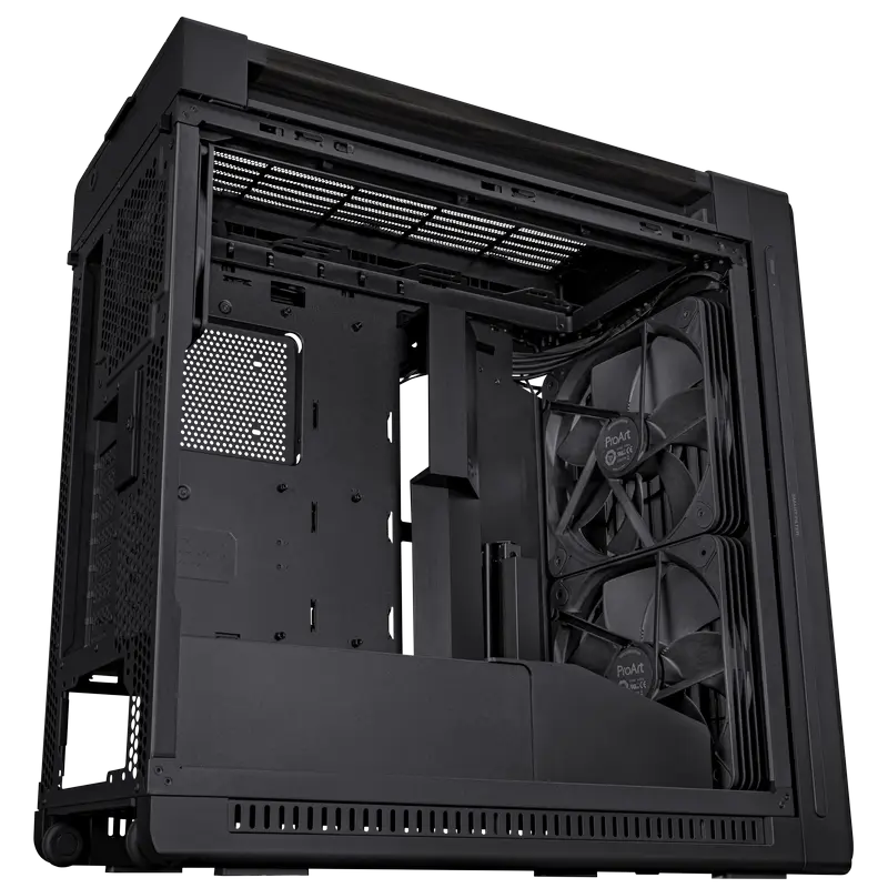 Carcasă PC ASUS ProArt PA602 Wood TG Midi-Tower Negru