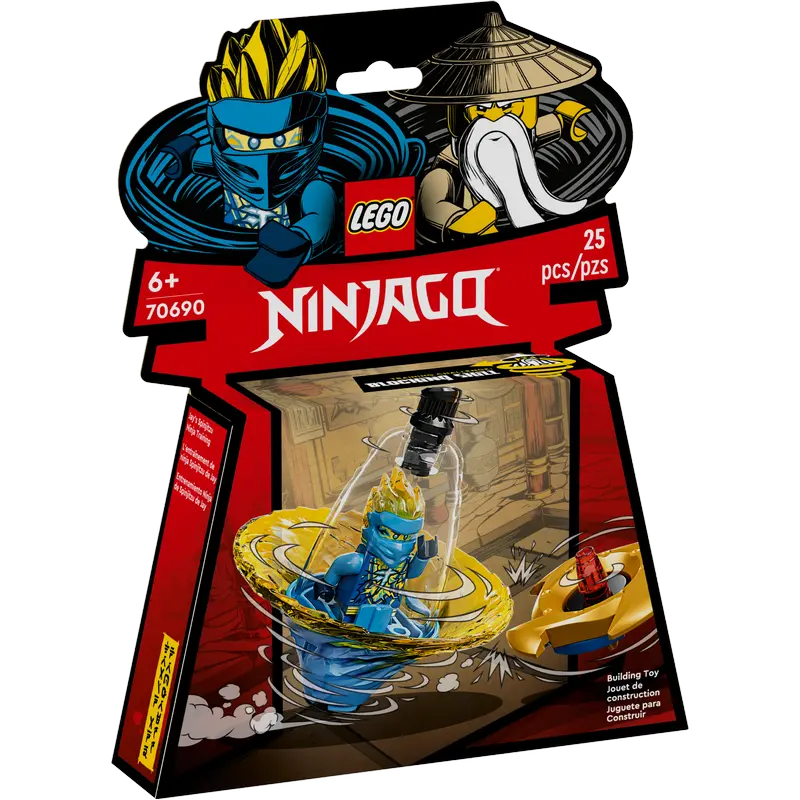 Constructor LEGO Jay's Spinjitzu Ninja Training Albastru
