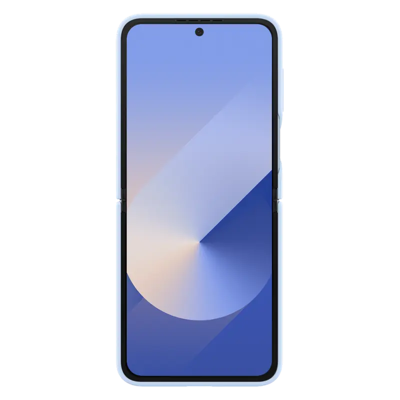 Чехол Samsung Galaxy Flip 6 Silicone Case Силиконовый Чехол Синий